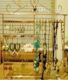 New 48 hole 10 hook multifunction necklace braceletearringsjewelry display rack stand HT16199698