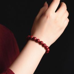 Original factory cinnabar emperor sand purple gold sand red yarn beaded bracelet bracelet