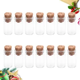 Vases 50 Glass Bottles With Cork Stoppers Small Wishing Message Jars Empty Vials Container For DIY Craft Wedding Party Decor