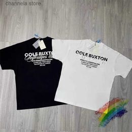 Men's T-Shirts Cole Buxton signature Patterns T-Shirt Men Women 1 1 High Quality Couple Loose CB T Shirt Tee T240218