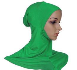 Hijab Headwear Full Cover Underscarf Ninja Inner Neck Chest Plain Hat Cap Scarf Bonnet2465913