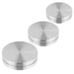 Kitchen Storage Revolving Bearings Turntable Base Aluminum Alloy Discs Rotatable Table Tools Shaft Glass Dining Rotating