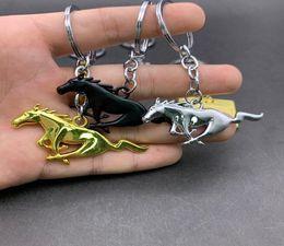 Whole Finish Pony Horse Key Chain Fob Ring Keychain for Mustang Gt 5008252282