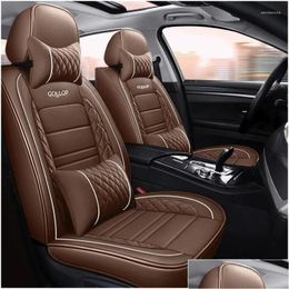 Car Seat Covers Ers High Quality Er For A5 Sportback Cabriolet Convertible Descapotable A1 A2 A3 A4 A6 A8 Accessories Drop Delivery Dhorj