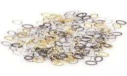 1000pcslot Jumpping Rings Antique BronzeSilver Gold Open Metal Jump Split Rings DIY Jewelry Findings Making For Women Men1781363