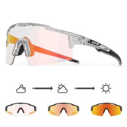 Sun Glasses Kapvoe Men's Photochromic Sunglasses Woman Cycling Outdoor Sport MTB Glasses Uv400 Bike Bicycle Eyewear Running Goggles Classic Fashion