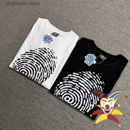 Men's T-Shirts Fingerprint Printing Always Do What You Should Do T-Shirt Men Women Oversized ADWYSD Tees Top T Shirt T240218