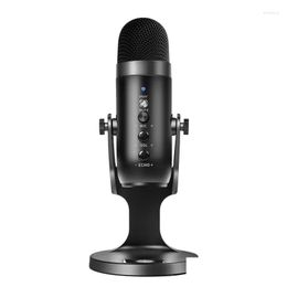 Microphones Condenser Microphone Usb Philtre For Laptop Pc Recording Broadcast And Game Drop Delivery Dh6Zd