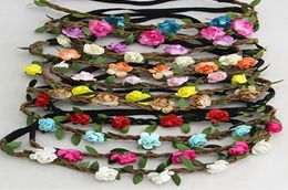 Bride Bohemian Flower Headband Festival Wedding Floral Garland Hair Band Headwear Hair Accessories for Women6992560