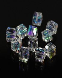 WholeCrystal Bicone Beads 4MM 115LOT Czech Loose Crystal Beads Faceted Glass Beads for DIY Jewellery Earrings Necklace Brace9117202