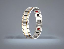 Bio Magnetic Bracelet Auniquestyle Men039s Health Bracelets Bangles Magnetic 316L Stainless Steel Charm Bracelet Jewelry for9849729898956