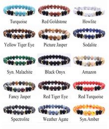 Aromatherapy sential Oil Diffuser Bracelet Natural Gemstone Beads Healing Bracelet4326179