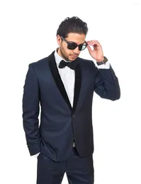 Men's Suits Slim Fit 2 Pieces Suit One Button Jacket & Trousers For Wedding Party