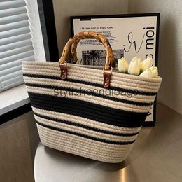 Totes Women Fashion Bohemia Style Beach Bag Raffia Rattan Holiday Handbag and Vacation Hat Suit Weave Straw Summer Casual ToteH24219