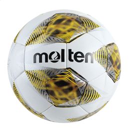 Molten Soccer Ball Size 4 Competition Soft Leather Football Professional Player Lover Student Sports Training y240127