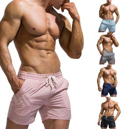 Men's Shorts Youth Sports Quick Drying Beach Pants Solid Color Flowe For Men Board 34 Y Swim Trunks With