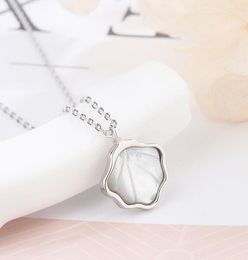 2020New love pearl starry sky moon gemstone pendant diamond necklace clavicle female rose gold gift for lover girlfriend4820329