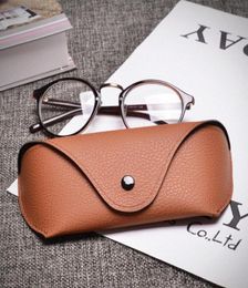 Vintage PU Leather Sunglasses Case for Men Women Soft Durable Glasses Box High Quality Portable Sunglasses Eyewear Box5011766