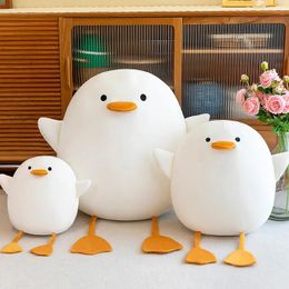 Cuddle Duck Doll Pillow Soft Cute Plush Toys Clip Legs Sleep Bed Super Big White 240131