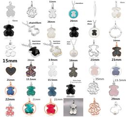 100 925 Sterling Silver Bear Pendant Elegant Fashion High Quality Women039s Jewelry Manufacturer Whole 37622533