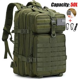 Tactical Mans Backpack Trekking Camping Bags Military Rucksacks 4825L Large Capacity Waterproof Hunting Pack Sport Fishing Bag 240202