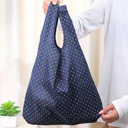 Shopping Bags 1pc Bag Reusable Foldable Portable Handbag Supermarket Beach Toy Storage Women Shoulder Travel Grocery