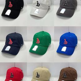 Unisex Designer Ball Caps Vintage 4 and 7 Embroidered Label Softtop Baseball Cap Casual Cap B-letter Curved Brim Cap