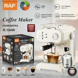 Coffee Makers Traditional Barista Pump Espresso Machine Coffee and Cappuccino Makerwith Milk Frother Steamer Wand for Cappuccino Latte Q240218