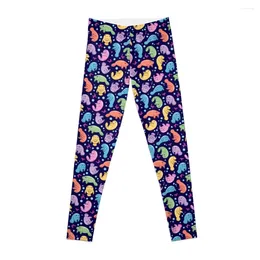 Active Pants Cute Manatee Pattern - Colourful Underwater Leggings Sport Set Women's Trousers Legging Womens