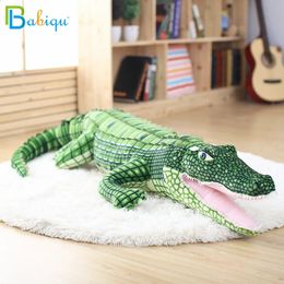 105/165cm Stuffed Animal Real Life Alligator Plush Toy Simulation Dolls Kawaii Ceative Pillow for Children Xmas Gifts 240119