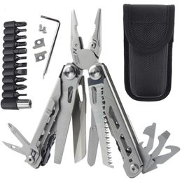 30 in1 Multitool Plier Cable Wire Cutter Multifunctional Multi Hand Tools Outdoor Camping Portable Folding Pliers Knife Knipex y240126