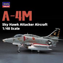 Hasegawa 07233 Aeroplane Model 1/48 A-4M Sky Hawk Attacker Model Building Kits for Aircraft Modelling Hobby Collection DIY 240131