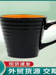 Mugs Single Ear Ceramic Cup Colour Glazed Thermal Insulation Milk Coffee Water Tea Japanese Beer