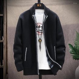 Men's Sweaters Solid Cardigan Men Preppy Button Up Fashion Clothing Streetwear Cool Casual Knitting Winter Stylish Z205