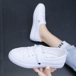 Comemore Loafers White Flat Slip on Vulcanize Casual Ladies Shoes Loafers Comfortable 2023 Low Women Pu Leather Walking Sneakers 240126