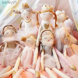 Stuffed Plush Animals Nordic 50cm Fairy Soothing Girl Doll Toys for Baby Girls Sleeping Kids Gift Room Decoration Nursery Decor YQ240218