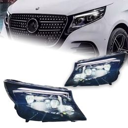 Car Styling Head Lamp for Benz Vito Headlights All LED 20 16-2023 W447 LED Headlight Front Daytime Running Lights