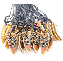 New 12pcs Cool boy man Tribe Style eagle Pendants Necklaces lot whole XL592568890