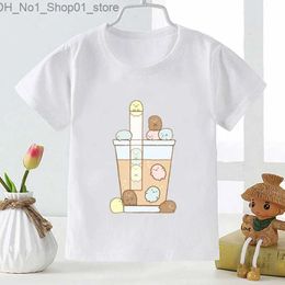 T-shirts Hot Sale Sumikko Gurashi Print Cartoon Kids T-shirt Cute Childrens Clothes Summer Short Sleeve Girls Tops Baby Boys T shirt Q240218