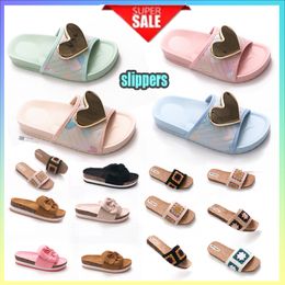 Designer Casual Platform anti-collision headband Slides Slippers Men Woman wear resistant anti Leather soft sandals Flat Summer Beach Slipper Size 36-40