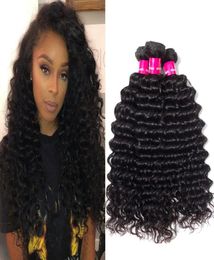 8A Remy Peruvian Malaysian Brazilian Virgin Hair Weave Bundles Straight Body Wave Loose Wave Deep Wave Kinky Curly Human Hair Exte9080092