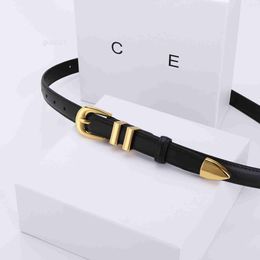 Taurillon Belt Designer Womens Belts Needle Buckle 18mm Genuine Leather Girdle Woman Fashionable Slim Womans Waistband Wit K905