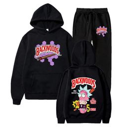 Backwoods Hoodie Designer Top Quality Pink Polo Hoodie Men's Sweatshirts Autumn And Winter Printed Sportswear Mens Hip Hop Hoodie Sweater Set