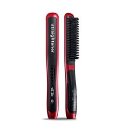 Hair Straighteners Hair Straightener Brush Ceramic Heating Antiscaldstatic Comb Professional Straightening Iron7905022 Drop Delivery H Dhxcb