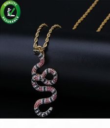 Iced Out Pendants Gold Necklace Men Hip Hop Jewellery Bling Diamond Chain Luxury Designer Style Charms Rapper Fashion Accessories3428738