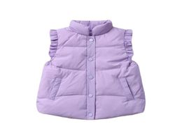Waistcoat Baby Girls Down Gilets Little Winter Sleeveless Puffer Vest Jackets Kids Causal Warm Children Outerwear Coats 2210289859989