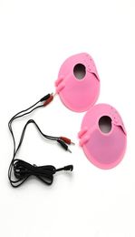 Electro Shock Breast Cover Bondage Stimulation Breast Paste Electric Shock Nipple Massagers Estim Sex Toys For Female9291046