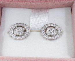 White Gold Diamonds Earrings Stud Bear Jewellery 925 Sterling Fits European Jewellery Style Gift Andy Jewel 5110230001090957