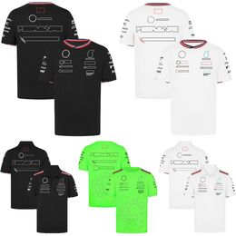 F1 2024 Team Driver T-Shirt Formula 1 Racing Polo Shirt T-Shirt Race Sports New Season Clothing Summer Car Fans Men's Jersey T-Shirts