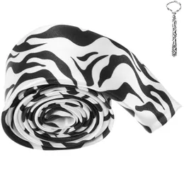 Bow Ties Tie Zebra Print Dress For Men Animal Uniform Necktie Mens Decorative Long Work